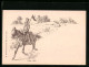 Künstler-AK Richard Knoetel: Ulan Zu Pferd 1831  - Knötel, R.
