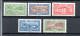 Iceland 1925 Set Definitive Stamps (Michel 114/18) Nice MLH - Unused Stamps