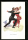 Künstler-AK Luis Usabal: Dance Acrobatique, Tanzpaar  - Usabal