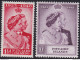 1949 Pitcairn Islands, Stanley Gibbons N. 11/12 - Silver Royal Wedding - Serie D - Sonstige & Ohne Zuordnung