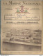 CC // Vintage Cahier écolier Avec Son Protège Cahier Ancien MARINE NATIONALE Cuirassé Torpilleur - Book Covers