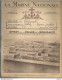 CC // Vintage Cahier écolier Avec Son Protège Cahier Ancien MARINE NATIONALE Cuirassé Torpilleur - Protège-cahiers