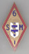 6° SIM. 6° Section D'Infirmiers Militaires. Type Losange. émail Grand Feu. SM. - Medical Services