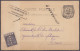 Tunisie - EP CP 5c Noir Càd "TUNIS /19 FEVR 1893/ REGENCE DE TUNIS" Pour E/V - Taxée à L'arrivée - Griffes "à Percevoir" - Lettres & Documents