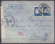 Portugal - Env. Par Avion Affr. 2x 1$75 Càd LISBOA /13 DEZ 1941 Pour BRUXELLES Belgique - Bande Et Cachet Censure Allema - Brieven En Documenten