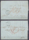 Levant - Lot 2 L. Càd SMYRNE /1856/ TURQUIE Pour ? - Voir Scans - Storia Postale