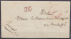 L. Datée 8 Mai Càd NEUFCHATEAU /10 MAI 1834 Pour ROCHEFORT - [P.P.] - Man. "franco De Port" (au Dos: Port "15" (payé) &  - 1830-1849 (Belgio Indipendente)