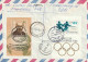 Germany DDR Cover Einschreiben Registered - 1987 1988 - Summer Olympic Games District Capitals Esperanto Movement - Brieven En Documenten