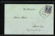 Mondschein-AK München, Ortsansicht Aus Der Vogelschau, Private Stadtpost  - Timbres (représentations)