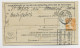 SEMEUSE 5C JAUNE SEUL LETTRE RETRAITES OUVRIERES ET PAYSANNE BORDEAUX 1921 AU TARIF - 1906-38 Semeuse Con Cameo