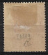 CRETE 1908 Postage Due 1 Dr. / 1 Dr.L. Red Overprinted Small ELLAS Vl. D 17 MH - Creta