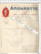 PO // Vintage / Facture 1924 AMOURETTE Spiritueux Liqueur Sirop Montreuil HEMARD - Levensmiddelen