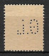 819	N°	130	Perforé	-	GL 82	-	GALERIES LAFAYETTE - Used Stamps