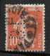 820	N°	138	Perforé	-	GL 82	-	GALERIES LAFAYETTE - Used Stamps