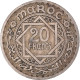 Monnaie, Maroc, 20 Francs, 1366 - Maroc