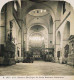 Photo Stéréoscopique 7,2x7,5cm Carte 17,2x8,9cm Vues D'Italie S. 105 - 172 PADOUE. Basilique De Saint Antoine Intérieur* - Stereoscopic