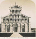 Photo Stéréoscopique 7,2x7,5cm Carte 17,2x8,9cm Vues D'Italie S. 114 - 530 PISE. Façade De La Basilique. 12° Siècle* - Stereoscopic