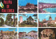 PALMA DE MALLORCA, MULTIPLE VIEWS, ARCHITECTURE, PALM TREES, CARS, TOWER, ARENA, CHURCH, CASTLE, SHIP, SPAIN, POSTCARD - Palma De Mallorca