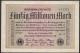 Reichsbanknote - 50 Millionen Mark 1923 Ro 108f XF/VF (2/3) FZ A Sigma AΣ-4  - Sonstige & Ohne Zuordnung