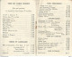 RARE Livret CPA Pub Publicitaire AULT ONIVAL 80 A L'ETOILE DE MER Vin Alcool HORAIRE DES MAREES 1937 - Werbung