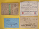Lot De 4 Documents Transfusion Sanguine Croix Rouge Française / Militaire Militaria Auberge De La Jeunesse Laïque Nolay - Documents
