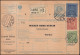 Österreich Paketkarte Mit Wappen-Zusatzfrankatur WIEN 15.3.1917 In Die Türkei - Otros & Sin Clasificación