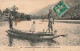 NOUVELLE CALEDONIE - Thio - Pirogue De Rivière - Carte Postale Ancienne - Nouvelle-Calédonie