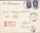 1903. RUSSIA LATVIA. Registered Cover (tear)  With Additional 2 Ex 10 KOP To Basel, Schweiz Ca... (Michel 41) - JF545097 - Lettonie