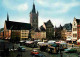Automobiles - Allemagne - Trier - Hauptmarkt Und St Gangolf Kirche - Marché - CPM - Voir Scans Recto-Verso - Passenger Cars
