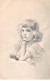 Enfants - N°80519 - M.M.Vienne N°85 - Dessin D'une Fillette Avec Des Cerises - Kinder-Zeichnungen