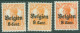 Belgique   Michel  13a I Et II Et 13b II   *  TB   - OC1/25 General Government