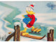 Disney - N°82000 - 345- Donald Duck Skiskating - Carte Holographique - Disneyland