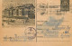 Postal Stationery Postcard Romania Brasov Stalin Cartier Muncitoresc Steagul Rosu - Rumania