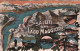 1918-Lago Maggiore Con Indicazione Delle Principali Citta' Turistiche, Viaggiata - Maps