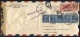1943-U.S.A. Busta Diretta In Brasile In Data 7 Gennaio E Ritornata Al Mittente P - Postal History