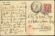 1917-Libia Cartolina Danzatrice Affrancata 10c.Leoni Soprast. Timbro "particolar - Libye