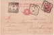 1907-cartolina Postale 10c. Con Annullo Di Collettoria Vago Verona 15.8 - Entero Postal