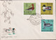 1964-POLONIA Uccelli Acquatici Serie Cpl. (1347/5) Tre Fdc - FDC