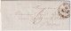 1843-LOMBARDO VENETO MILANO C 2O (6.3) Su Lettera Completa Testo - ...-1850 Voorfilatelie