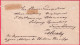 1869-Russia Lettera Affrancata Al Verso Con 10k. Catalogo Unificato N.14 - Covers & Documents