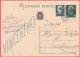 1944-GNR Cartolina Postale 15c. Viaggiata Con Affrancatura Aggiunta 15c.Imperial - Poststempel