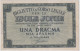 1942-Biglietto A Corso Legale Per Le Isole Ionie Da Una Dracma, Buone Condizioni - Non Classés