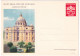 1949-Vaticano Cartolina Postale L.25 Rosso "Basilica E Giardino" Cat.Filagrano C - Entiers Postaux