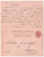 1899-cartolina Postale Con Risposta 7,5c.+7,5c. Mill.900 Con Le Due Parti Ancora - Stamped Stationery