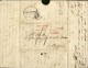 1831-lettera Disinfettata Con Raro Bollo Circolare "Ferrara Netta Fuori Sporca D - ...-1850 Voorfilatelie