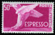 1945-Italia (MNH=**) Espresso L.50 Con Posizione Pregiata Di Filigrana "Capovolt - 1946-60: Nuovi
