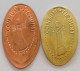 Delcampe - LOT DE 63 PIECES ECRASEES DU MONDE - Monete Allungate (penny Souvenirs)