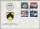 1978-Svizzera S.4v."pro Patria-castelli Svizzeri"su Fdc Illustrata - FDC