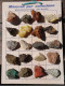 Cadre Avec 20 Pierres Minérales - Minerals