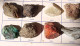 Delcampe - Cadre Avec 20 Pierres Minérales - Mineralen